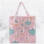 Cute Owl Doodles With Moon Star Seamless Pattern Grocery Tote Bag