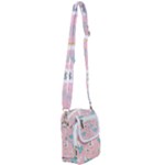 Cute Owl Doodles With Moon Star Seamless Pattern Shoulder Strap Belt Bag