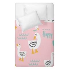 Cute Owl Doodles With Moon Star Seamless Pattern Duvet Cover Double Side (Single Size) from ArtsNow.com