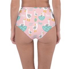 Reversible High-Waist Bikini Bottoms 