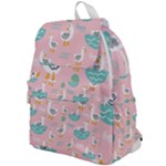 Cute Owl Doodles With Moon Star Seamless Pattern Top Flap Backpack