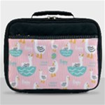 Cute Owl Doodles With Moon Star Seamless Pattern Lunch Bag