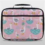 Cute Owl Doodles With Moon Star Seamless Pattern Full Print Lunch Bag