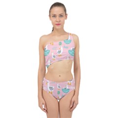 Spliced Up Two Piece Swimsuit 