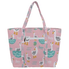 Zip Up Canvas Bag 