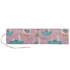 Cute Owl Doodles With Moon Star Seamless Pattern Roll Up Canvas Pencil Holder (L) from ArtsNow.com
