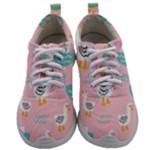 Cute Owl Doodles With Moon Star Seamless Pattern Mens Athletic Shoes