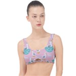 Cute Owl Doodles With Moon Star Seamless Pattern The Little Details Bikini Top