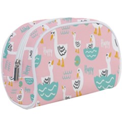 Cute Owl Doodles With Moon Star Seamless Pattern Make Up Case (Large) from ArtsNow.com