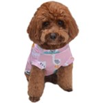 Cute Owl Doodles With Moon Star Seamless Pattern Dog T-Shirt