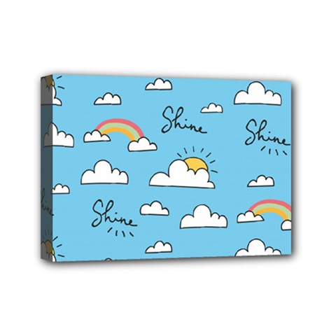 Sky Pattern Mini Canvas 7  x 5  (Stretched) from ArtsNow.com
