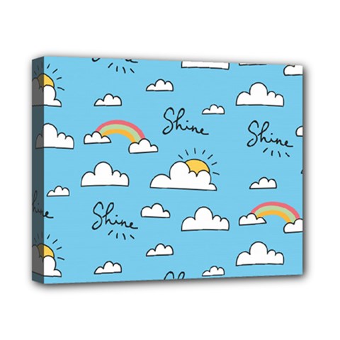 Sky Pattern Canvas 10  x 8  (Stretched) from ArtsNow.com