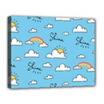 Sky Pattern Canvas 14  x 11  (Stretched)