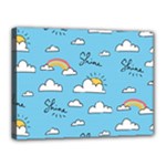 Sky Pattern Canvas 16  x 12  (Stretched)