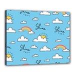 Sky Pattern Canvas 20  x 16  (Stretched)
