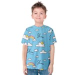 Sky Pattern Kids  Cotton T-Shirt