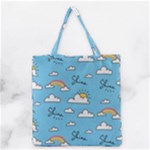 Sky Pattern Grocery Tote Bag