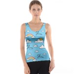 Sky Pattern Women s Basic Tank Top