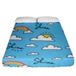 Sky Pattern Fitted Sheet (Queen Size)