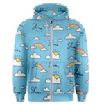 Sky Pattern Men s Zipper Hoodie