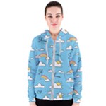 Sky Pattern Women s Zipper Hoodie
