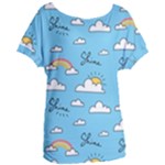 Sky Pattern Women s Oversized T-Shirt
