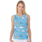 Sky Pattern Women s Basketball Tank Top