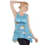 Sky Pattern Side Drop Tank Tunic