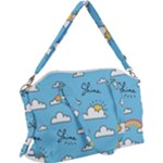 Sky Pattern Canvas Crossbody Bag