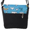 Flap Closure Messenger Bag (S) 