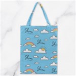 Seamless Pattern Vector Owl Cartoon With Bugs Classic Tote Bag