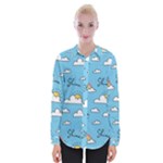 Sky Pattern Womens Long Sleeve Shirt