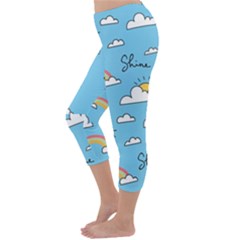 Capri Winter Leggings Back Capri Winter Leggings Back