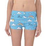 Seamless Pattern Vector Owl Cartoon With Bugs Boyleg Bikini Bottoms