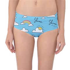 Mid-Waist Bikini Bottoms 