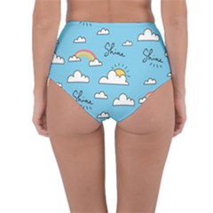Reversible High-Waist Bikini Bottoms 