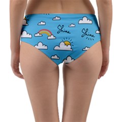 Reversible Mid-Waist Bikini Bottoms 