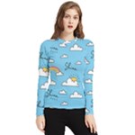 Sky Pattern Women s Long Sleeve Rash Guard