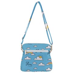 Zipper Messenger Bag 