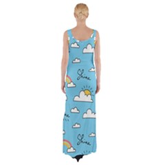 Thigh Split Maxi Dress 