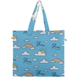 Sky Pattern Canvas Travel Bag