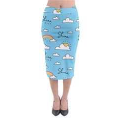 Midi Pencil Skirt 