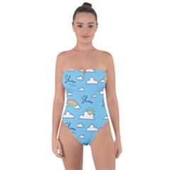 Tie Back One Piece Swimsuit 