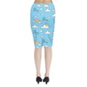 Midi Wrap Pencil Skirt 