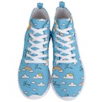 Sky Pattern Men s Lightweight High Top Sneakers