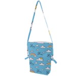 Sky Pattern Folding Shoulder Bag