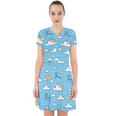 Adorable in Chiffon Dress 
