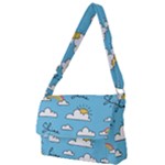 Sky Pattern Full Print Messenger Bag (S)