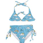 Sky Pattern Kids  Classic Bikini Set
