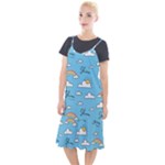 Sky Pattern Camis Fishtail Dress